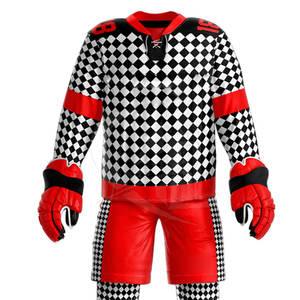 Uniforme de hockey sobre hielo hecho a medida al por mayor para deportes uniforme profesional de hockey sobre hielo de alta calidad - Product Image 4