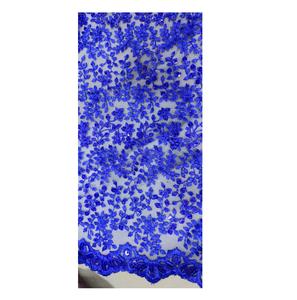 Tela Ne bordada de alta calidad para la fabricación de vestidos de moda con tela de red suave, cómoda, duradera y duradera - Product Image 1