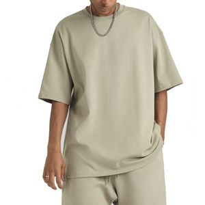 Venta al por mayor totalmente personalizado elegante Loose Fit hombres camiseta de secado rápido Casual Wear manga corta Camiseta holgada para hombres - Product Image 4