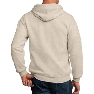 Sweat-shirt à capuche décontracté surdimensionné pour homme en coton vintage à double fermeture éclair, très vendu - Product Image 6