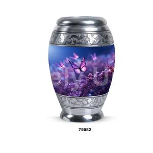 Gran oferta, pequeño recuerdo, hermosa urna para adultos de cremación con tema de mariposa para cenizas humanas con bolsa de terciopelo gratis - Product Image 2