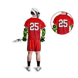 Uniformes de lacrosse personalizados de práctica cómoda de secado rápido, uniforme transpirable de tela sublimada MOQ personalizado - Product Image 3