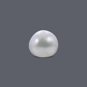 Perla de Agua Dulce Blanca de 3.11 Quilates, Perla Suelta para Joyería, Variedad en Rosa y Otros Colores - Product Image 1