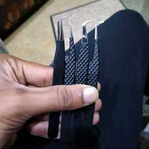 แหนบต่อขนตาปลอมกันแม่เหล็กทำจากสเตนเลสสีชมพูโรสโกลด์ขนาด10มม. ทำตามสั่ง - Product Image 5