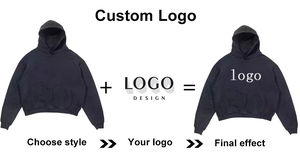 เสื้อฮู้ดดี้แบบ unisex คุณภาพสูง ผ้าฝ้าย 100% แบบซิปครึ่งตัวสำหรับผู้ชาย ประดับด้วยคริสตัลเต็มตัว พิมพ์ลายนูน 3 มิติ หนานุ่ม เหมาะสำหรับฤดูหนาว - Product Image 4