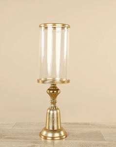 Luxury Style Handmade Solid Material <b>Hurricane</b> Candle Holder Elegant Finish for Table Decor and Home Decoration-Wholesale Price - Product Image 3