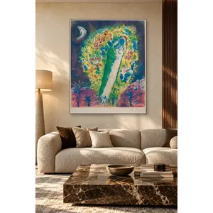 Impression sur toile Fida Chagall Couple Among the Mimosas - Product Image 4