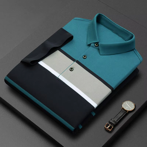 Camiseta Polo Personalizada de Alta Calidad con Logotipo, Cuello Camisero, Rayas, Unisex, Manga Corta para Hombre - Product Image 4