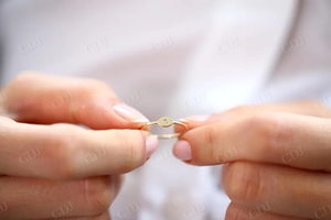 Popular lujoso CVD diamante anillo laboratorio cultivado diamante boda banda ojo anillo clásico señoras ojo diamante anillos fabricante India - Product Image 5