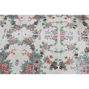 Petit tapis turc 3,2x4,6 pieds (99x139 cm), tapis oriental en laine blanc vintage - Product Image 5