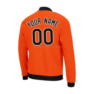 Chaqueta Varsity Personalizada de Alto Rendimiento para Hombre, Cuello Alto, Logotipo Bordado en la Parte Delantera, 100% Lana, Transpirable, Resistente al Viento, MCACVJ-254 - Product Image 3