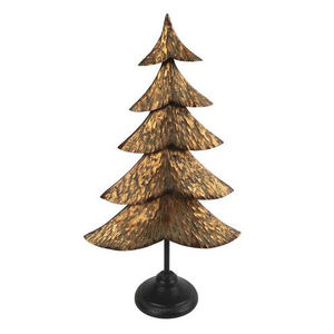 Ornements suspendus de Noël étoile en métal martelé Design décoration de Noël ornements de vacances - Product Image 4