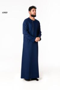 2024 batas bordadas personalizadas para hombres, venta al por mayor de alta calidad, de talla grande, árabe tradicional islámico Jubbah Thobes, Batas para hombres - Product Image 4