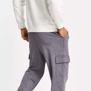 Pantalones informales lavados con ácido para hombre, de alta calidad, ligeros, con impresión personalizada, logotipo, color sólido, hecho en fábrica, nuevo estilo - Product Image 6