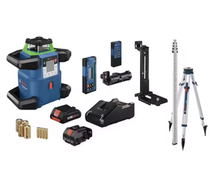 COMPRE Nuevo STOCK GRL4000 -90CHVK REVOLVES 18V Kit de Láser Rotatorio Horizontal y Vertical Autonivelante de Haz Verde Conectado - Product Image 3