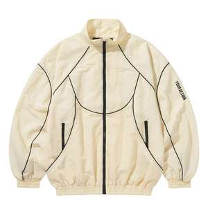 Chaqueta Deportiva Vintage con Cremallera, Cortavientos de Nailon para Hombre, Color Personalizado, Ligera, Cálida, para Fútbol - Product Image 6