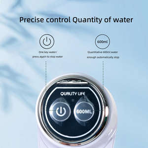 Bomba de Agua Eléctrica Portátil Recargable por USB, Dispensador de Agua Fría de Plástico para Instalación en Escritorio, para Exteriores, Automóviles y Hoteles - Product Image 2