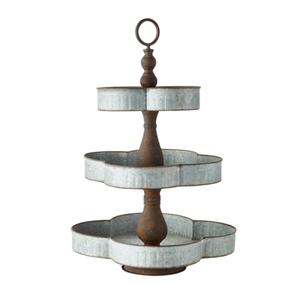 Soporte de pastel único para el hogar, bandeja de servicio de pastel de boda, Hotel, restaurante, hierro galvanizado al por mayor, herramienta de soporte de Metal para pasteles - Product Image 4