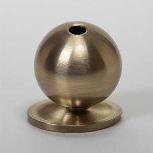 Modern Polished Brass Incense <b>Burner</b> Holder Knob with Minimal Design Decorative Style Aromatic Portable - Product Image 3