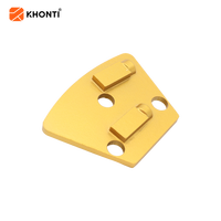 Plaque de meulage diamantée industrielle en gros Chaussures de meulage PCD trapézoïdales à 3 trous Les meilleurs outils abrasifs de Chine Personnalisation OEM