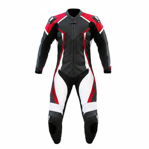 Traje de Motocicleta de Cuero Ligero y Resistente al Viento de Rendimiento Confiable con Protección para Uso Diario - Product Image 1