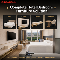 Fabricant de meubles d'hôtel sur mesure, meubles de hall d'hôtel et ensemble de meubles de chambre, OEM ODM