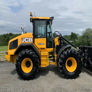 Cargadora de Ruedas JCBB 419S, Diésel, Amarilla, Equipo de Construcción de Uso Pesado, 8 Toneladas, Motor de 92KW, Alta Potencia de Excavación - Product Image 1