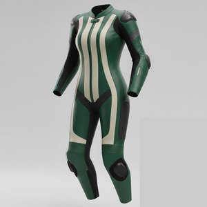 Équipement de moto pour femmes, ensemble de combinaison de moto, tenue de protection durable et légère pour la course, la conduite et les aventures en plein air - Product Image 1