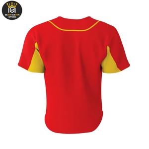 Camiseta de Béisbol Personalizada para Hombre, OEM, Transpirable, Ligera, Talla Grande, Secado Rápido, Ropa Deportiva, 100% Poliéster - Product Image 3