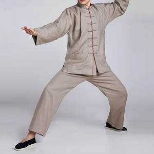 ชุดยูนิฟอร์มกังฟูชุดคอตตอนปรับแต่งสี & ขนาดได้100% โลโก้หน้า - Product Image 3