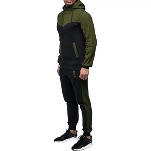 Ropa Deportiva de algodón 100% personalizada para hombre, traje para correr, gimnasio, liso, para entrenamiento, chándal, 2023 - Product Image 2