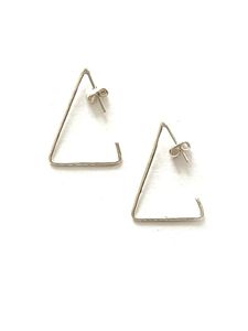 Pendientes de eslabones hechos A mano por A Z, artesanías artesanales en la India de círculos de latón texturizado, unidos, s/g - Product Image 3