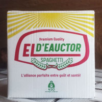 Spaghetti et Macaroni Égyptiens EL-D'EAUCTOR Pâtes Séchées Boîte de 450g |   Qualité d'exportation |   Approvisionnement du marché haïtien