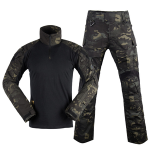Conjunto de Camisa y Pantalones de Camuflaje Táctico para Hombre, Manga Larga, Uniformes Tácticos Multicam - Product Image 1