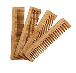 Precio al por mayor, peine de madera hecho a mano personalizado, acabado natural especial ecológico para peinar el cabello, hecho en La India - Product Image 5