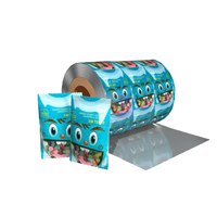 Rouleau de film d'emballage laminé imprimé sur mesure |   Rouleaux de film flexible haute barrière de qualité alimentaire BOPP CPP PE