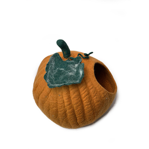 Chất Lượng Cao Thân Thiện Với Môi Handmade Mèo Nhà Bí Ngô Cảm Thấy Mèo Hang Động Thiết Kế Sang Trọng Cho Mèo Thoải Mái Nhà Vật Nuôi Phòng Ngủ - Product Image 3