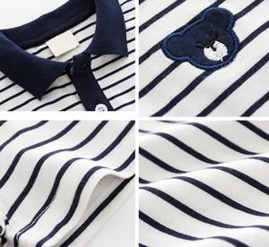 Polo de Alta Calidad para Niños, Cuello Redondo, Mezcla de Poliéster/Algodón, Manga Corta, Diseño Moderno y Elegante, Estilo Casual - Product Image 6