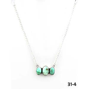 Collier classique perlé style sud-ouest Paloma en argent sterling avec motif ancre religieuse, orné de turquoise, de perles et de diamants, idéal pour les cadeaux - Product Image 4
