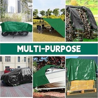 Bâche en PE 100% imperméable, bâche en polyéthylène, lona imperméable, feuille de plastique, toile, tissu pour le camping en plein air