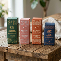 Caja de Embalaje de Papel Reciclado con Diseño en Relieve Ecológico XJY para Cosméticos, Ideal para Marcas de Belleza