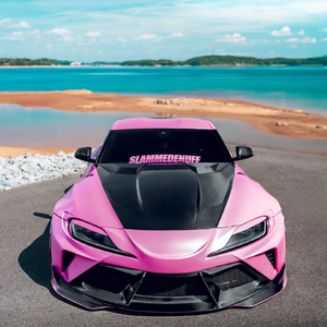 Vinilo para Automóviles Color Rosa Metálico Brillante, Tipo PET - Product Image 6