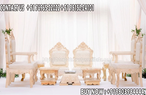 ผู้ผลิตเก้าอี้มันดาปสำหรับพิธีแต่งงานฮินดู เก้าอี้ไม้สำหรับงานแต่งงานอินเดียสำหรับพิธีวิธี พิธีเฟรา มันดาปในสหรัฐอเมริกา - Product Image 5