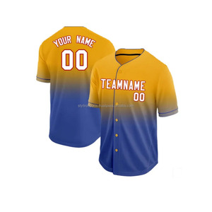 Maillot de Baseball sublimation personnalisé de haute qualité respirant séchage rapide uniforme de sport grande taille Logo personnalisé nom adultes en gros - Product Image 6