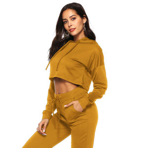 Las mujeres al por mayor cinta de diseño personalizado panel impreso trabajo cremallera dos redondo cuello flaco formación prendas streetwear chándal - Product Image 3