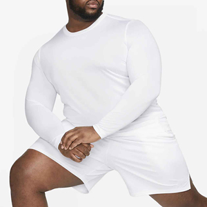 Street Wear Shirt <b>Men</b> Top Quality Full <b>Sleeve</b> Sublimated Embroidered <b>Tshirts</b> <b>Men</b> Plan Round Neck Casual High Quality Tee Shirts - Product Image 3