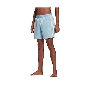 Adidas Originals 3-Stripes Swim Trunks Boardshorts pour hommes Couleur : Bleu clair/Blanc 100% authentique - Product Image 3