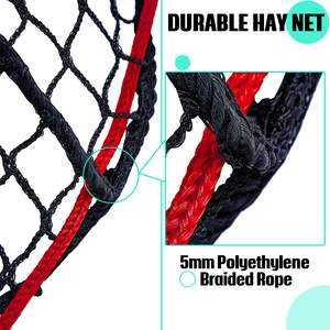 Hot Selling Customized Slow Speed Horse hay <b>Net</b> Horse Feed Bag Hay Bag <b>Net</b> Heavy Duty Mesh Feed Bag - Product Image 3