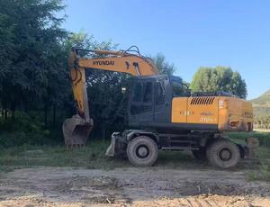 Excavadora usada r210, excavadora, equipo pesado Hyundai, excavadora de ruedas a la venta - Product Image 3