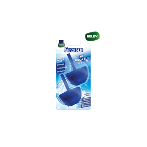 Relevi Liquid Rim Block 2x40g Bleu Nettoyant WC Continu 6348 Offre une Action de Nettoyage Durable Parfum Frais Longue Durée 30%-50% - Product Image 1